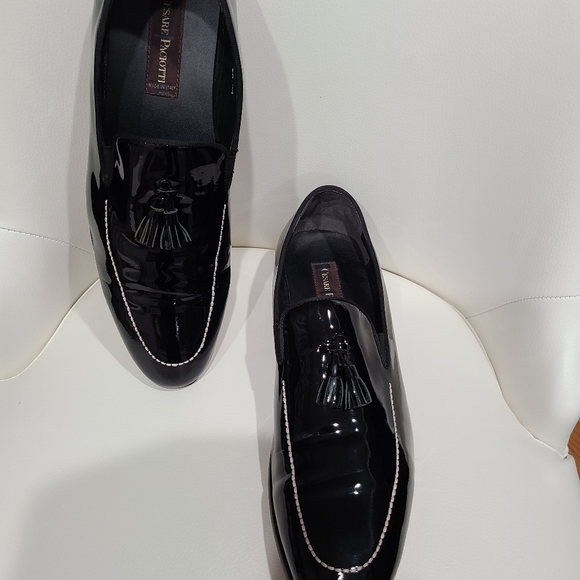 Cesare Paciotti  mens patent leather shoes size 44 - Picture 13 of 13